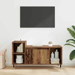 vidaXL Meuble TV Bois Ancien 100 x 35 x 55 cm Bois d'ingénierie
