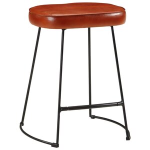 vidaXL Tabourets de bar lot de 2 marron foncé 40x29 5x53 cm