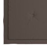 vidaXL Chaises de jardin lot de 6 avec coussins Bois de teck massif
