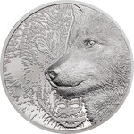 Pièce de monnaie en Platine 25000 Togrog g 31.1 (1 oz) Millésime 2021 Wild Mongolia MYSTIC WOLF