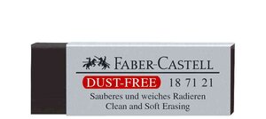Gomme en plastique Dust-Free noire FABER-CASTELL