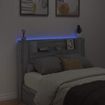 vidaXL Tête de lit Gris Sonoma 140 x 16 5 x 103 5 cm Bois d'ingénierie