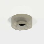 vidaXL Table de chevet Blanc brillant 40 x 35 x 50 cm