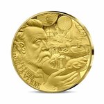 L'Art de la Plume – Jules Verne Monnaie de 50€ 1/4 Oz Or