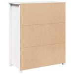 vidaXL Buffet Blanc 83x41 5x100 cm Bois massif de pin