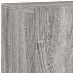 vidaXL Meuble TV mural sonoma gris 80x30x41 cm