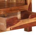 vidaXL Meuble TV 110x30x40 cm Bois d'acacia massif