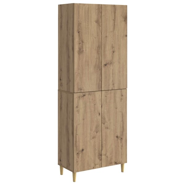 vidaXL Ensemble de Meubles 2 Pièces Chêne artisanal 66 x 34 5 x 90 cm
