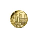 Monnaie 5€ 1/2g Or - Europe Gothique - Qualité BE 2020