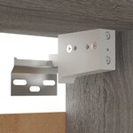 vidaXL Ensemble de meubles TV muraux Sonoma gris Bois d'ingénierie