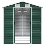 vidaXL Abri de jardin vert 191x300x198 cm acier galvanisé