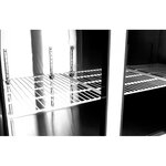 Table réfrigérée positive 3 portes avec dosseret - 470 litres - atosa - r600a - acier inoxydable3470pleine 1800x700x940mm