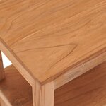 vidaXL Table de chevet 40x30x50 cm bois de teck massif