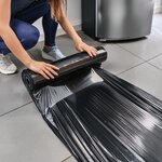 Pack and Move - Lot 6 rouleaux film étirable - 300 m - Noir - Film déménagement Film emballage Film palette Film protection