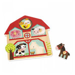 JANOD Puzzle Musical Les Copains de la Ferme
