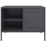 vidaXL Meubles TV 2 Pièces anthracite 68x39x50 5 cm acier