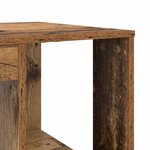vidaXL Bureau avec Rangement Bois ancien 130 x 50 5 x 75 cm
