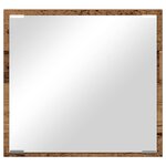vidaXL Miroir de salle de bain LED Bois ancien 40 x 8 5 x 37 cm