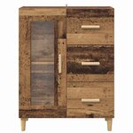 vidaXL Buffet Bois Ancien 69 5 x 34 x 90 cm Bois d'ingénierie