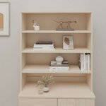 vidaXL Dessus de buffet HAMAR Marron miel 90x30x100 cm Bois de pin