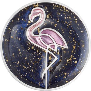 Pièce de monnaie en Argent 5 Dollars g 31.1 (1 oz) Millésime 2026 Line Art FLAMINGO (PRÉCOMMANDE)