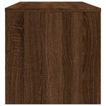 vidaXL Meuble TV Chêne marron 100x40x40 cm Bois d'ingénierie
