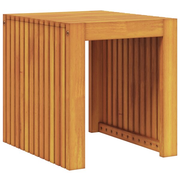 vidaXL Table d'appoint de jardin 43x36x40 cm en teck massif