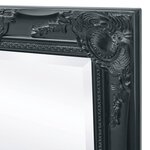 vidaXL Miroir mural style baroque 140x50 cm noir