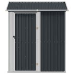 vidaXL Abri de jardin anthracite 192x152 5x237 cm acier galvanisé