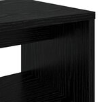 vidaXL Meuble TV Chêne noir 100 x 30 x 40 cm Bois d'ingénierie