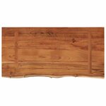 vidaXL Dessus de table 80x40x3 8 cm rectangulaire bois massif acacia