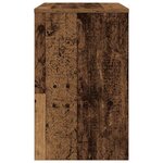 vidaXL Table basse 3 Pièces Bois ancien Bois d'ingénierie