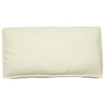vidaXL Coussin crème pour siège/dossier 120x60x12 cm en tissu Oxford