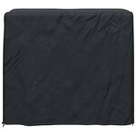 vidaXL Housse de meubles d'extérieur Noir 122 x 61 x 106 cm Tissu 600D