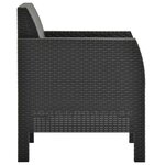 Salon de jardin meuble d'extérieur ensemble de mobilier 3 pièces avec coussins pp rotin anthracite 02_0015987