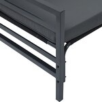 vidaXL Ensemble de canapé de jardin 13 Pièces Anthracite Acier