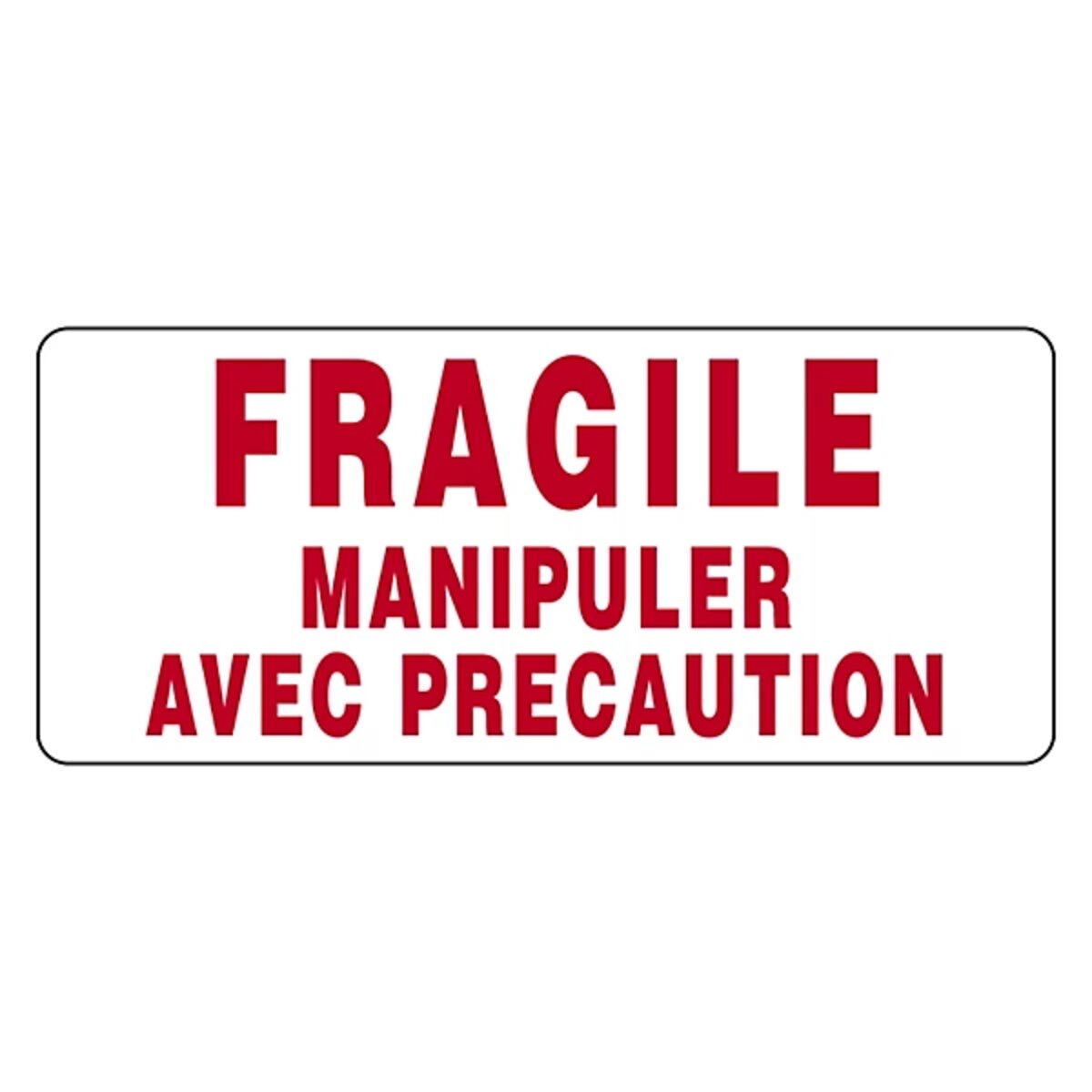 étiquette fragile imprimable pour les colis d'expédition. 4511185 Art  vectoriel chez Vecteezy
