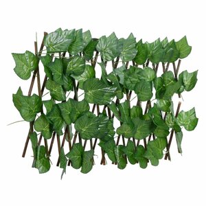 vidaXL Treillis de feuille de vigne artificiel extensible 180x20 cm