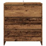 vidaXL Buffet 3 Pièces vieux bois bois d'ingénierie