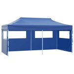 vidaXL Tente de fête Bleu 291 x 580 x 315 cm Tissu Oxford