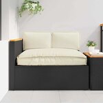 vidaXL Set de coussins de palette 3 Pièces Crème 120 x 80 x 12 cm