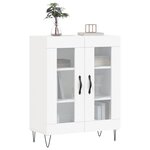 vidaXL Buffet blanc 69 5x34x90 cm bois d'ingénierie