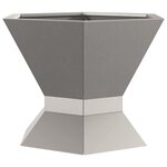 vidaXL Braise Marron 50 x 50 x 40 cm Acier