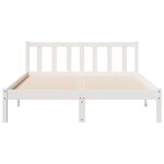 vidaXL Cadre de lit extra long sans matelas 160x210 cm bois massif pin