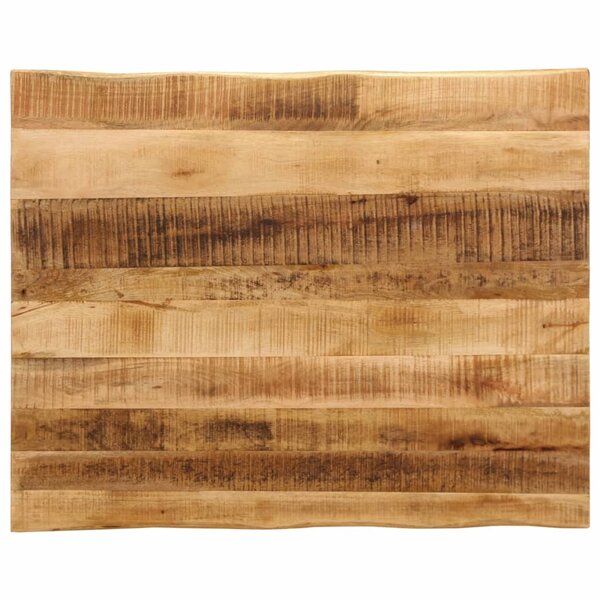 vidaXL Dessus de table bord vivant 110x80x2 5 cm bois de manguier brut