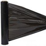 vidaXL Film étirable 6 Pièces noir 20 μm 50 cm x 150 m