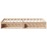 vidaXL Lit de jour sans matelas 90x190 cm bois de pin massif