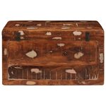 vidaXL Boîte de rangement avec stockage Marron Bois de mangue massif