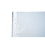 Sachet De 10 Pochettes Perforées Polypropylène Lisse Haute Qualité 9/100e - 24x32cm Vertical - Cristal - X 10 - Exacompta