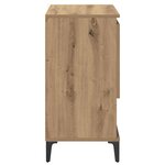 vidaXL Buffet chêne artisanal 60 x 35 x 70 cm Bois d'ingénierie